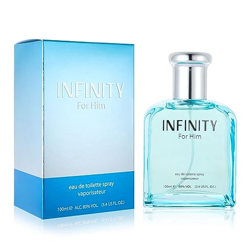 Eau de toilette Infinity For Him 100 ml avec son coffret cadeau pour lui