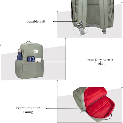 Image of F Gear Cannes 12L Laptop Backpack|Premium, Soft Touch, Lightweight & Durable|Laptop & Tablet Sleeves|3 spacious compartments & 2 Pockets|Ideal for Office, Daily Use & Travel