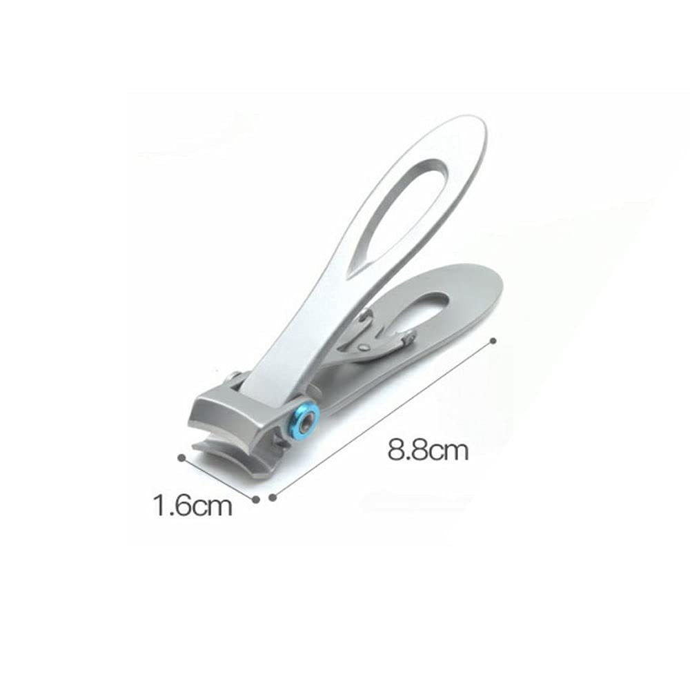 XIANGFAZJD Nagelschere Edelstahl-Nagelschneider, professionelle Nagelschneider, TOENAIL FINGERNAIL-Maniküre-Trimmer-Zehennagel-Clippers für Dicke Nägel (Color : Black, Size : Large)