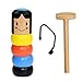 Produktbild Zaloife Unbreakable Wooden Man Magic Toy, Hölzernes Pädagogisches Spielzeug, Zauberrequisiten Holz, Kinder Erwachsene Automatic Assemble Toy, Eltern-Kind-Interaktion Spielzeug