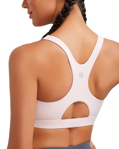 Image of RUNNING GIRL Sports Bras for Women High Support,Racerback High Impact Sports Bra Moulded Cup Workout Bra Push up