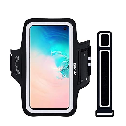 EOTW sportarmband mobiltelefonfodral universellt kompatibelt med iPhone, Samsung, HTC, Huawei usw, överarmväska storlekar för löpning, 6,2" für Samsung S8+/S6 Edge+/S7 Edge/S9