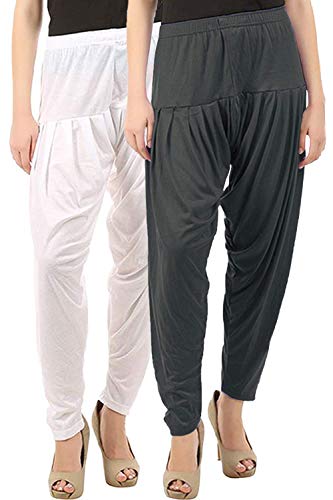Image of Buy That Trendz Patiala Salwar for Women Relaxed Fit Viscose Patiyala Salwar Harem Bottom Pants