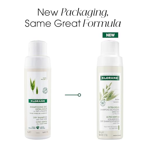 Image of Klorane Dry Shampoo with Oat Milk - Non-Aerosol