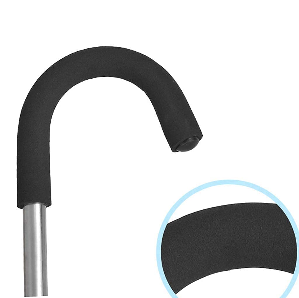Sedia in canna, sgabello con stampelle in alluminio leggero antiscivolo, bastone da passeggio con sedile pieghevole, impugnatura ergonomica in pp, canna da viaggio per pesca per genitori regalo