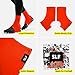 SLEEFS Solid Spats/Cleat Covers (Orange, L/XL)