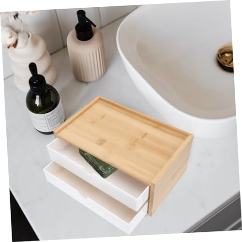 Boîte de rangement de cosmétiques en ABS antichoc avec compartiments stables - 5