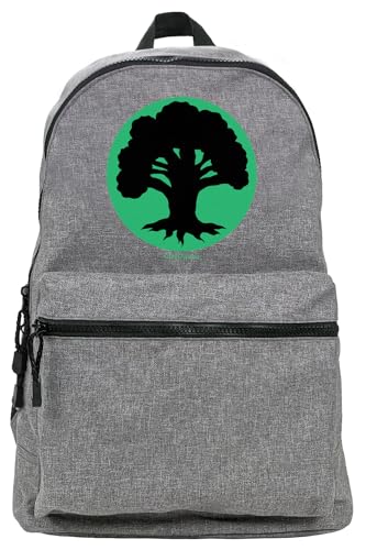 Magic The Gathering Green Mana Symbol Lightweight Backpack for Work School Daily Use Packable for Travel2