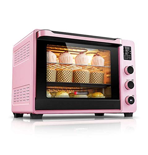 Mini Electric OvenToaster Convection Toaster Backofen Ofen aus gebürstetem Edelstahl Küchenöfen Einstellbare Temperaturregelung