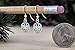 Sterling Silver Tiny Sand Dollar Earrings - Handmade, Solid .925