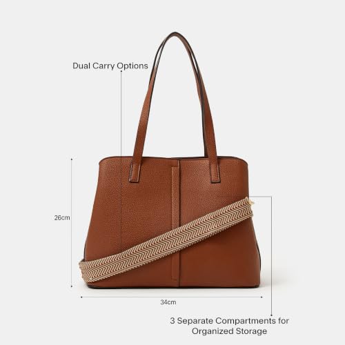 Accessorize brown tote bag – image 6