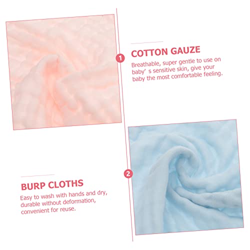 KESYOO 3Pcs Burping Cloths Soft Cotton Gauze Washcloths for Newborns Quick Absorbent Face Towel for Sensitive Skin and Easy Care4
