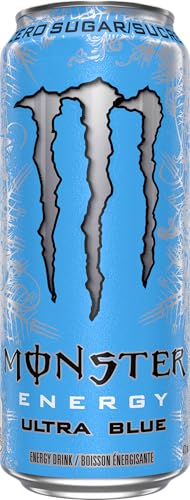 Monster Ultra Blue Cans, 473mL, 12 Pack
