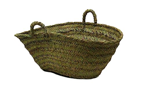 Mimbre Natural LEÑERO Dos Asas COCIDO (70×36×40)