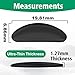 Eyeglass Nose Pads for Glasses - 1.3mm Ultra Thin Silicone Anti-Slip Stick-On Grips, Replacement Anti Slip Nosepads for Plastic Frames Eyeglass Glasses Sunglasses 12 Pairs