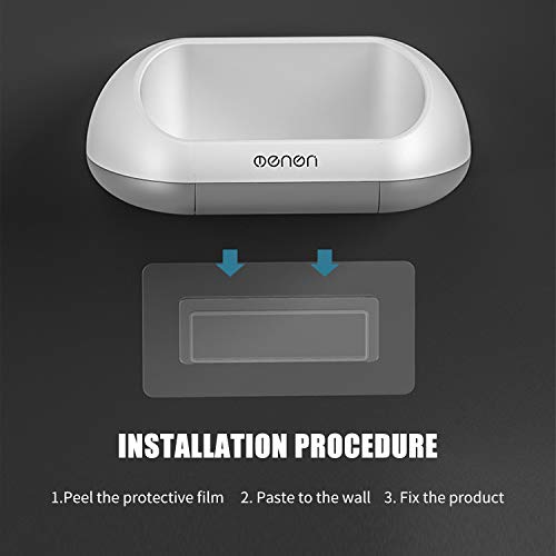 Entweg - Saboneteira Chuveiro Montado Na Parede Suporte de Sabão Banheira Banheiro Caixa de Sabão de