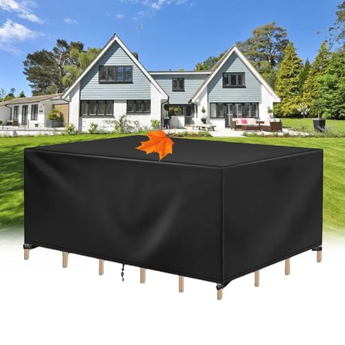 Housse de table extérieur imperméable pour protéger votre terrasse en hiver