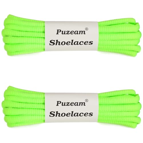 Image of 2 Pairs Oval Athletic Shoelaces 33 Colors 1 /4 inch Half Round Shoe Laces for Sneakers