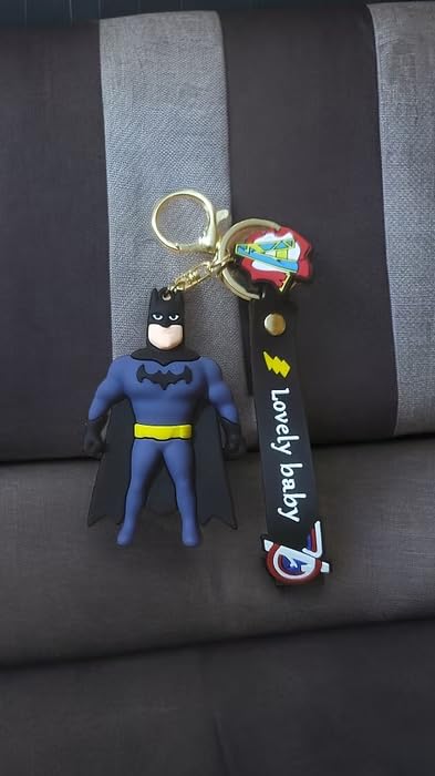 Image of Cute 3D Keychain | Keyring & Quirky Bag Charm | Hard Silicone, Unbreakable | Travel Essential | Kids Friendly | Strap & Bag Hook