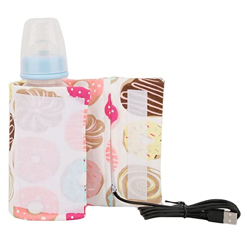 Babyflaschenwärmer für unterwegs, tragbarer USB-Reiseflaschenwärmer Isolierhüllen Muttermilchwärmer für Muttermilch, Wasser & Formula(Donut-Muster) Babyflaschenwärmer für unterwegs, tragbarer USB-Reiseflaschenwärmer Isolierhüllen Muttermilchwärmer für Muttermilch, Wasser & Formula(Donut-Muster)