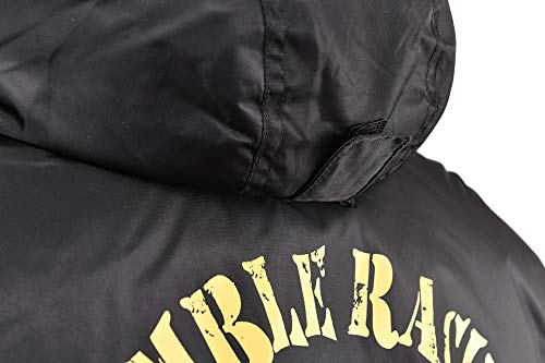 【60％引】ランブル RUB-046 カーキ（LL）フーデッドMA-1ジャケット 60％引】ランブル RUB-046 カーキ（LL）フーデッドMA-1
