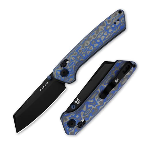 Image of Kizer Madrac EDC Pocket Knife, 3.06 inch Nitro-V Blade, Thumb Stud, Clutch Lock