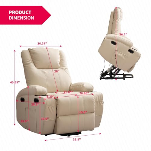 Sillón eléctrico reclinable plegable color miniatura 2
