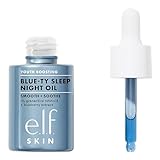 e.l.f. SKIN Youth Boosting Blue-ty Sleep Night Oil, Gentle Overnight Face Oil, Nourish Skin, Lightweight Formula, Vegan & Cruelty-Free