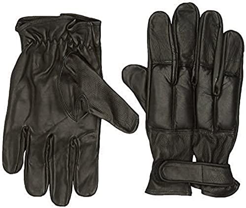 Black Leather Defender Gloves (Large)