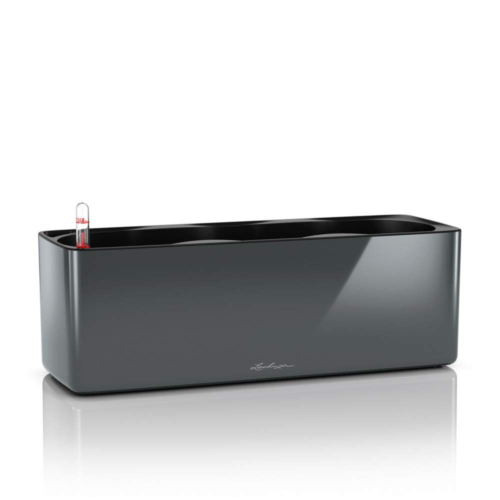 LECHUZA CUBE Glossy Triple anthrazit highgloss 13671