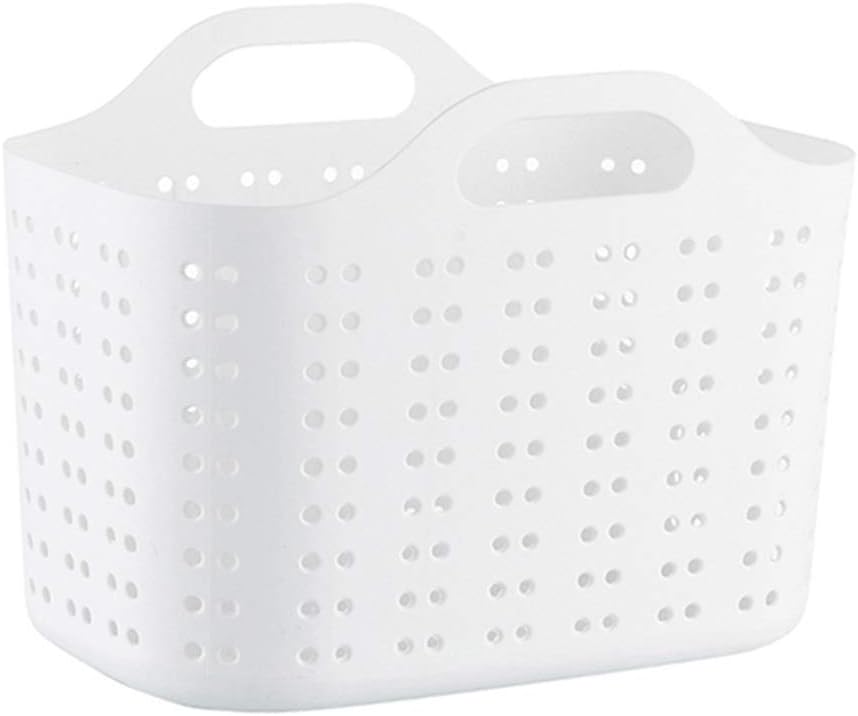 Dirty Laundry Hamper Sorter Basket Dirty Clothes Bag Storage Basket Dirty Clothes Bin Box Braided Frame Clothing Plastic Toy Portable Storage (Color : White, Size : 42.5 28 42c (Gray green)