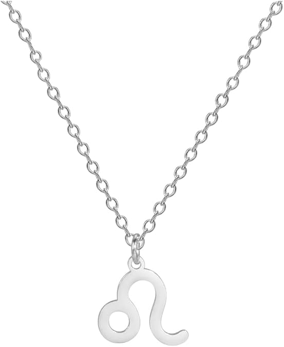 New 2026 Pisces Aries Taurus Zodiac Sign Necklace Stainless Steel Pendant Constellation Horoscope Jewelry Birthday Gift Fashion Accessories Creative