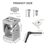 Zoom IMG-1 4 pezzi connettore angolare regolabile Zoom IMG-1 4 pezzi connettore angolare regolabile