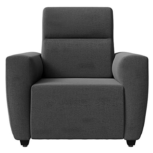 Image of Wakefit Sofa Set | 3 Year Warranty | Sofa 6 Seater, 6 Seater Sofa for Living Room, Wooden Sofa Set, Sofa Set 3+2+1 Seater - Belize(Reflection : Charcoal Grey)