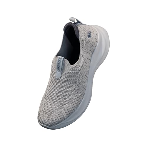 Image of Neeman's Ease Flow Slip Ons for Men | Breathable Knit Casual Shoes Recycled Bottles | Lightweight Cushioned Slip-On Shoes with Lycra Lining & EVA Sole