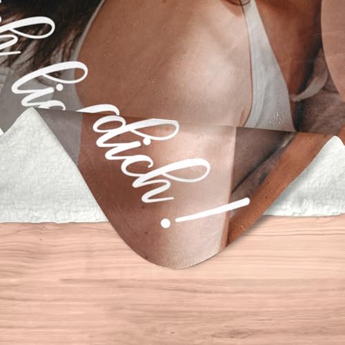 LNM Personalisierte Decke mit Foto, Personalisierte Decken, Personalisierte Foto Decke, Personalisierte Kuscheldecke, Personalisierte Muttertagsgeschenk für Mama