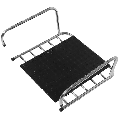 HORIALENCE 伸縮式バルコニー物干しラック 省スペース折りたたみ式 靴や衣類用屋外ハンガーラック 室内外兼用窓際設置可能 衣類乾燥に便利な