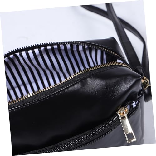Sac à main compact femme PU fini les objets encombrants - 5