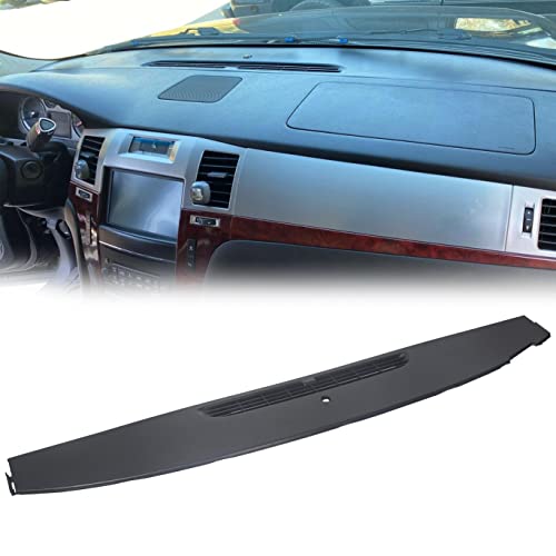 7Blacksmiths Dashboard Panel Compatible With 2007-2013 Chevy Silverado Tahoe Yukon Sierra Escalade Black Front Upper Dash Replacement For 23224733 Defrost Vent Trim Panel #TOP11