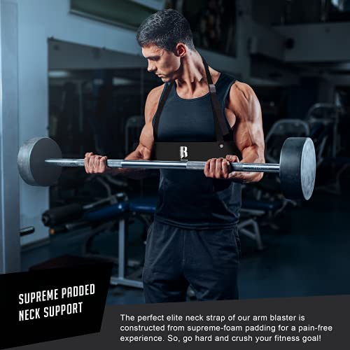 Rimsports Weight Lifting Arm Blaster For Biceps & Triceps Heavy Duty Bicep Blaster For Barbell And Dumbell Curl Portable Bicep Curl Support Isolator For Muscle Gains Premium Biceps Workout Equipment #TOP5
