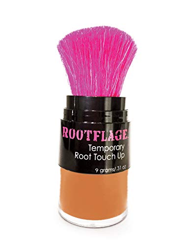 Rootflage Root Touch Up Hair Powder - Temporary Hair Color, Root Concealer, Thinning Hair Powder And Concealer And Applicator With Detail Brush Included.31 Oz (12 Bright Copper) #TOP2