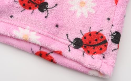 Image of Kids Hooded Bathrobe Girls Soft Plush Hooded Flannel Pajamas Sleepwear Boys Spa Robe
