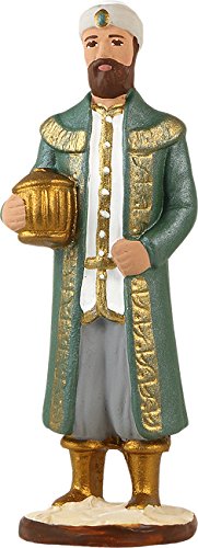 Arterra - Santons de Provence - Roi Mage Gaspard - Collection 9 cm