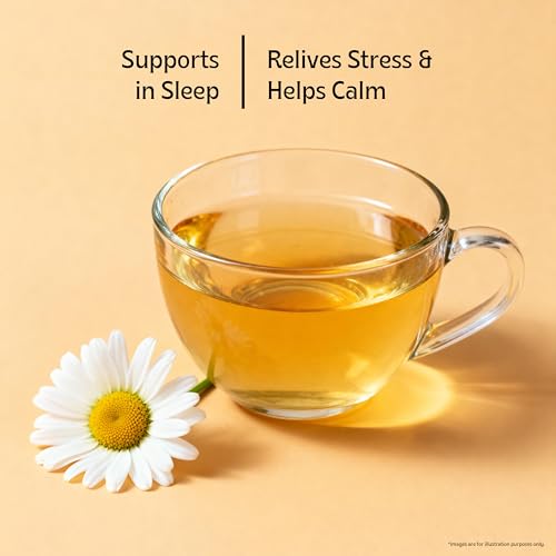 Image of Celest Chamomile Tea Bags 100 Count (50 x 2) | Pure Herbal Infusion for Relaxation & Sleep Support | Caffeine Free Beverage | Premium Pyramid Sachets | Chamomile Flower Blend | Pack of 2