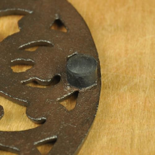 Support de cuisine anti-brûlure fer forgé pour plan de travail sain