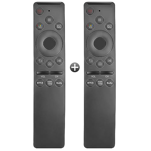 【2 Pack 】 Replacement Remote Control Compatible for All LED QLED UHD SUHD HDR LCD Frame Curved Solar HDTV 4K 8K 3D Smart TVs