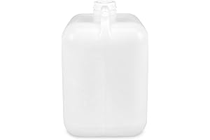 3 Set 5-Gallon Plastic Hedpack with Cap, White