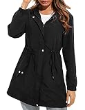 ♦Temporada: esta chaqueta larga con cremallera para mujer, para primavera, verano, otoño e invierno. Se puede utilizar como un impermeable en verano y una chaqueta a prueba de frío en invierno.