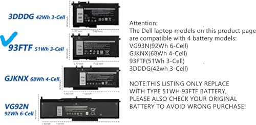 Batterie Dell Latitude 5490 résout les pannes de charge