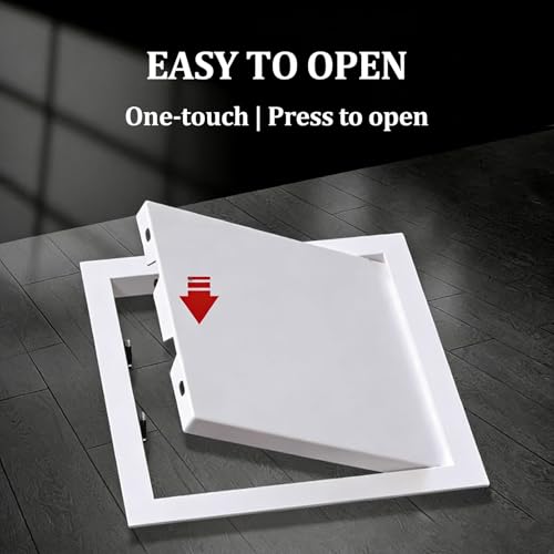 Porte d'accès de plomberie en acier durable avec fermeture aimantée